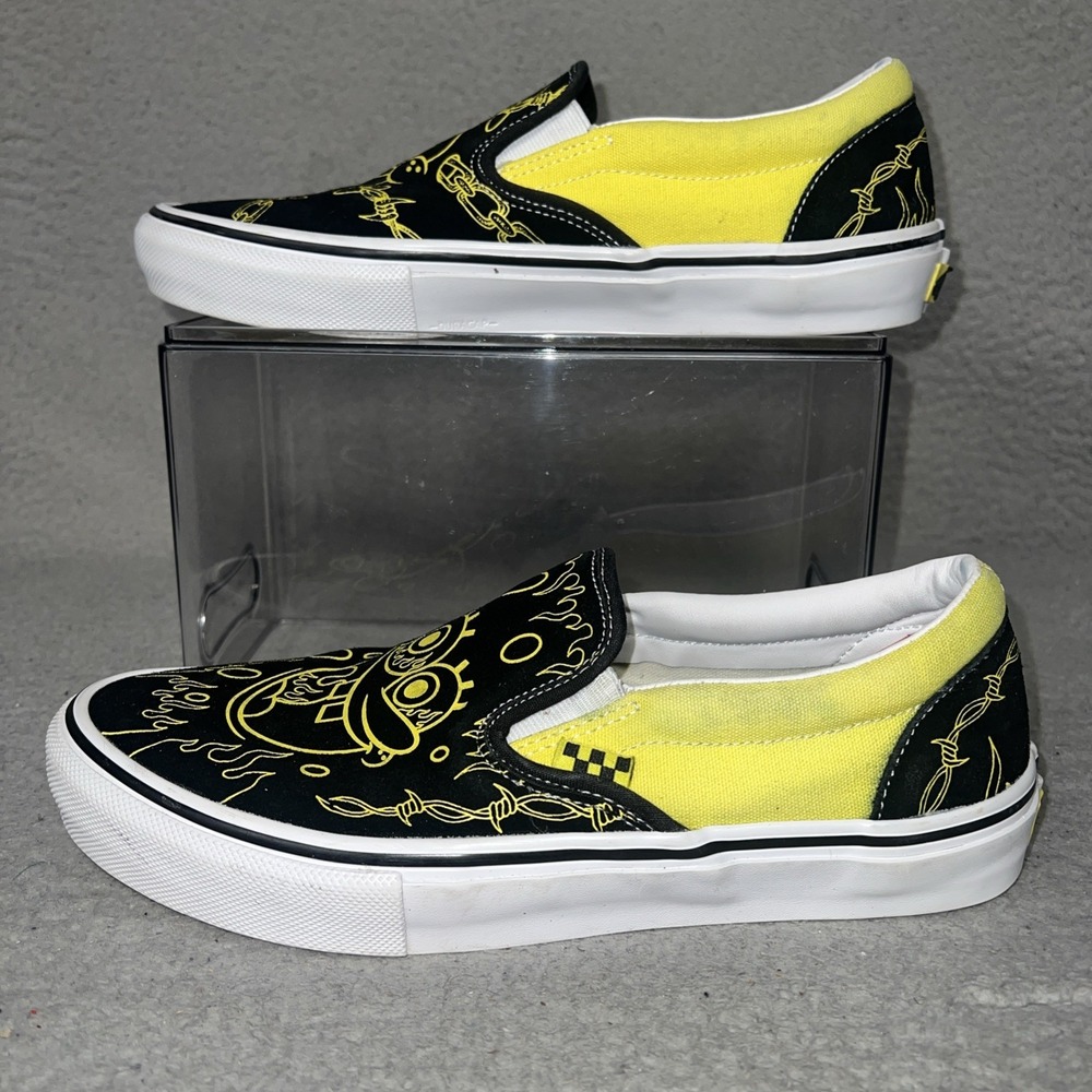 Vans Mike Gigliotti x SpongeBob x Skate Sneakers Men's Sz 10 Black Shoes 500714